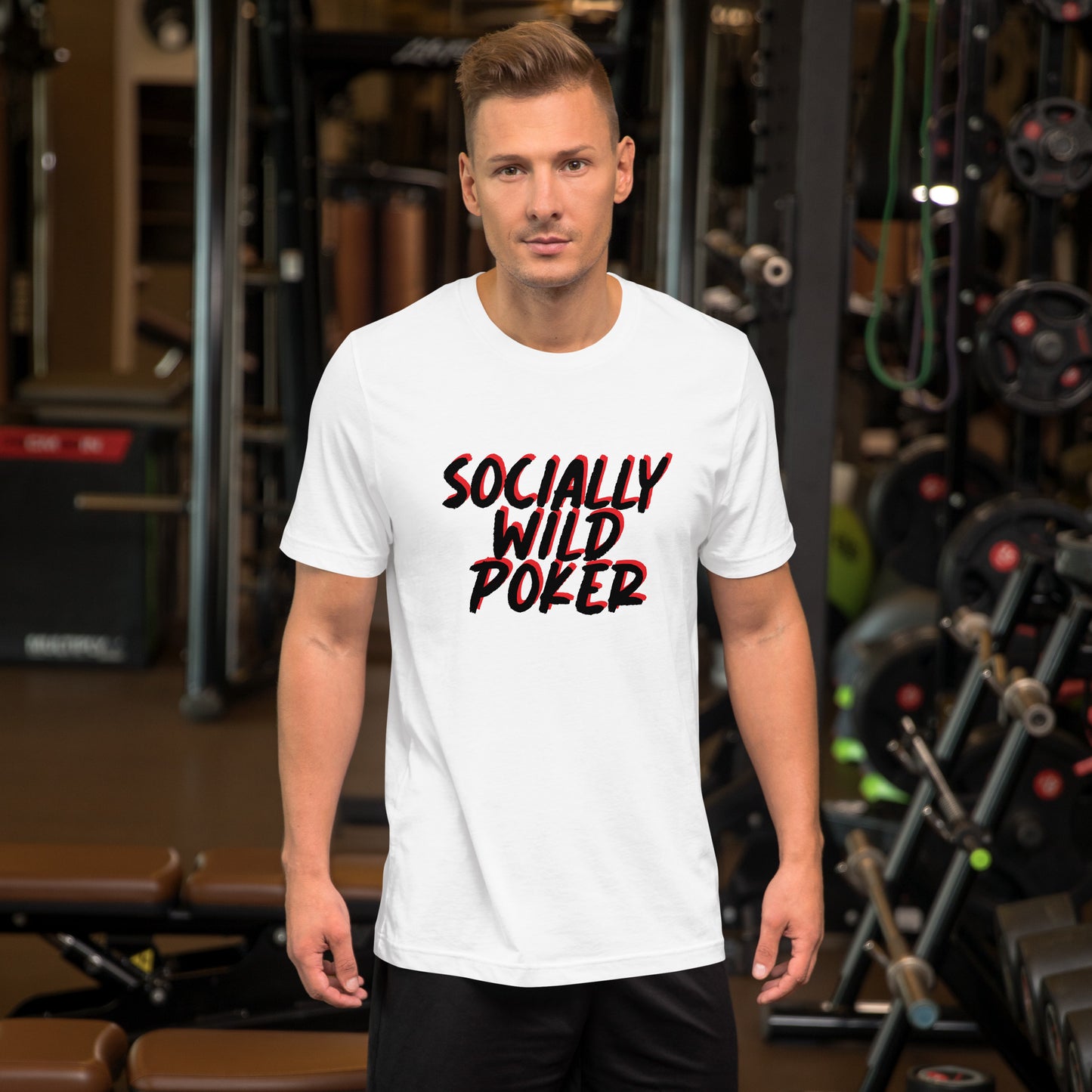 SociallyWild Poker T-Shirt Collection (White)